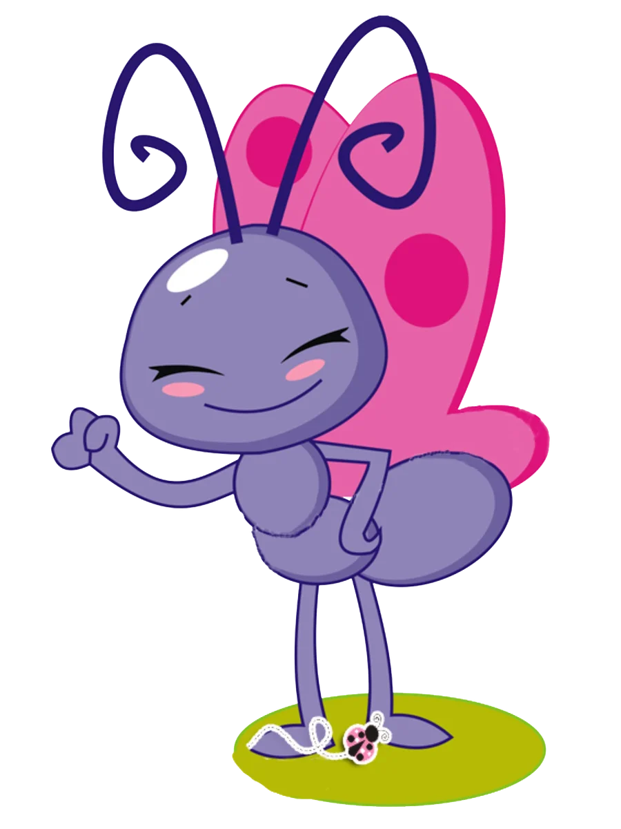 Borboletinha Galinha Pintadinha 4 PNG transparente