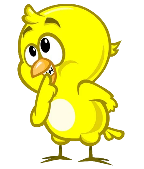 Pintinho Amarelinho 14 PNG transparente
