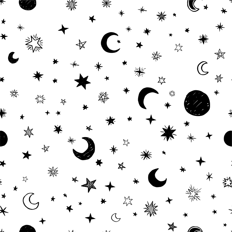 Céu Estrelado com Luas PNG transparente