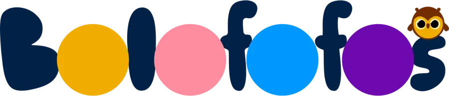 Logo Bolofofos Colorido PNG transparente
