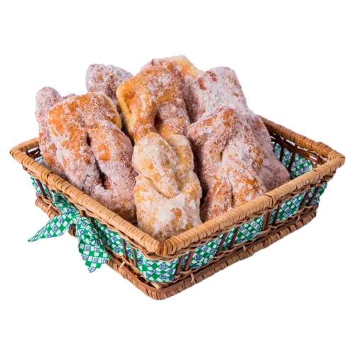 Cesta de Roscas Virada PNG transparente