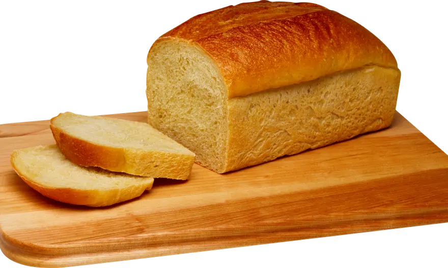 Pão de Forma na Tábua PNG transparente