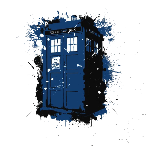 Cabine Tardis Doctor Who PNG transparente