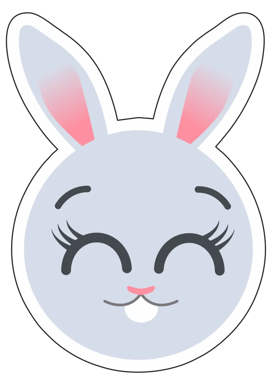 Buny Bolofofos Olhos Fechados PNG transparente