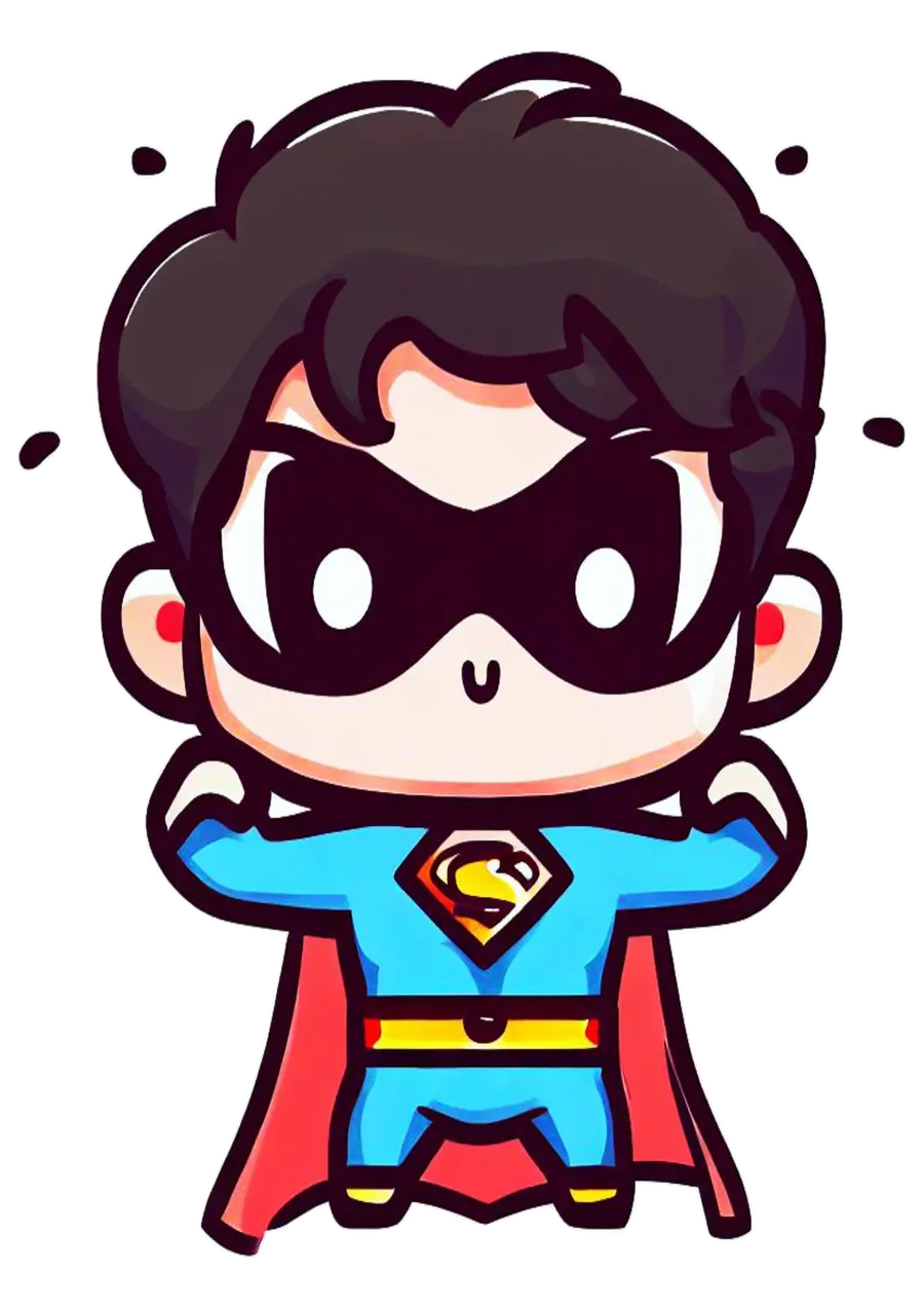 Super Homem Baby Fofinho PNG transparente