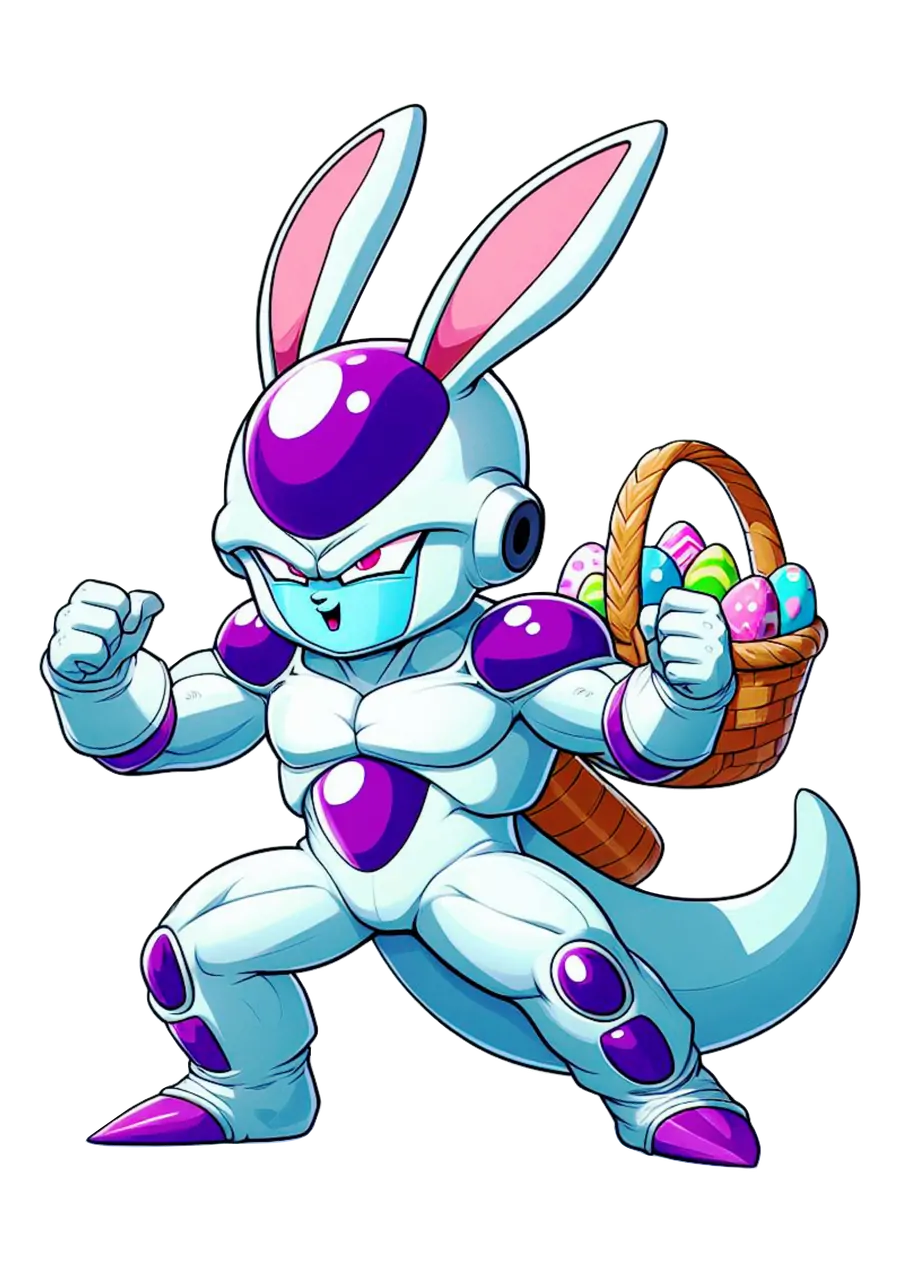 Freeza de Coelhinho da Páscoa PNG transparente
