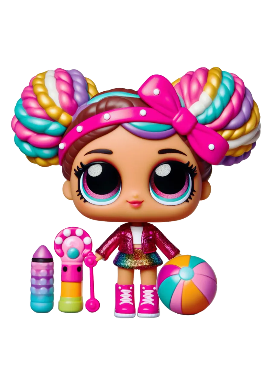 Boneca LOL Surprise com Brinquedos PNG transparente