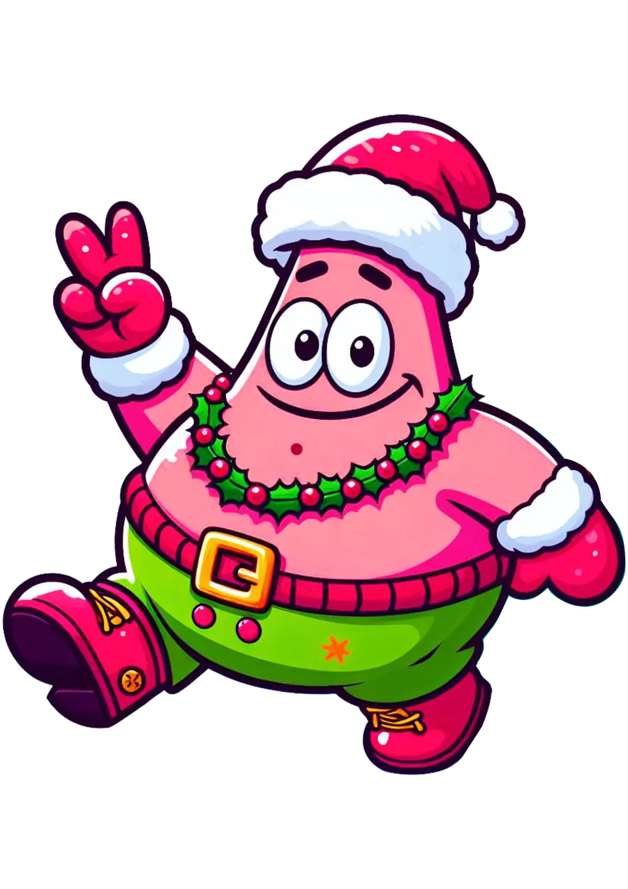 Patrick Estrela de Natal PNG transparente