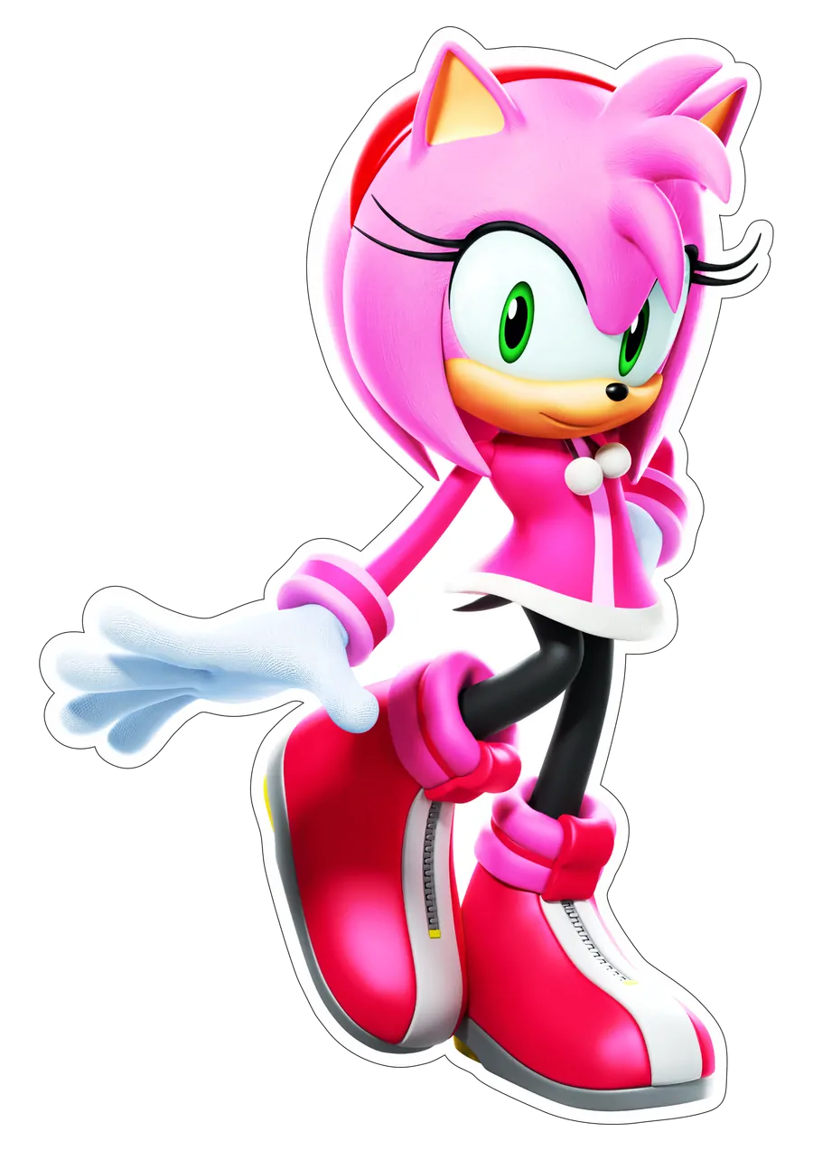 Amy Rose Sonic the Hedgehog PNG transparente