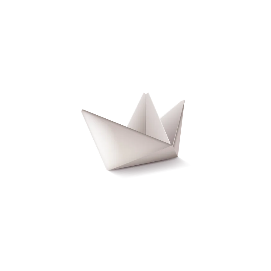 Barquinho de Papel PNG transparente