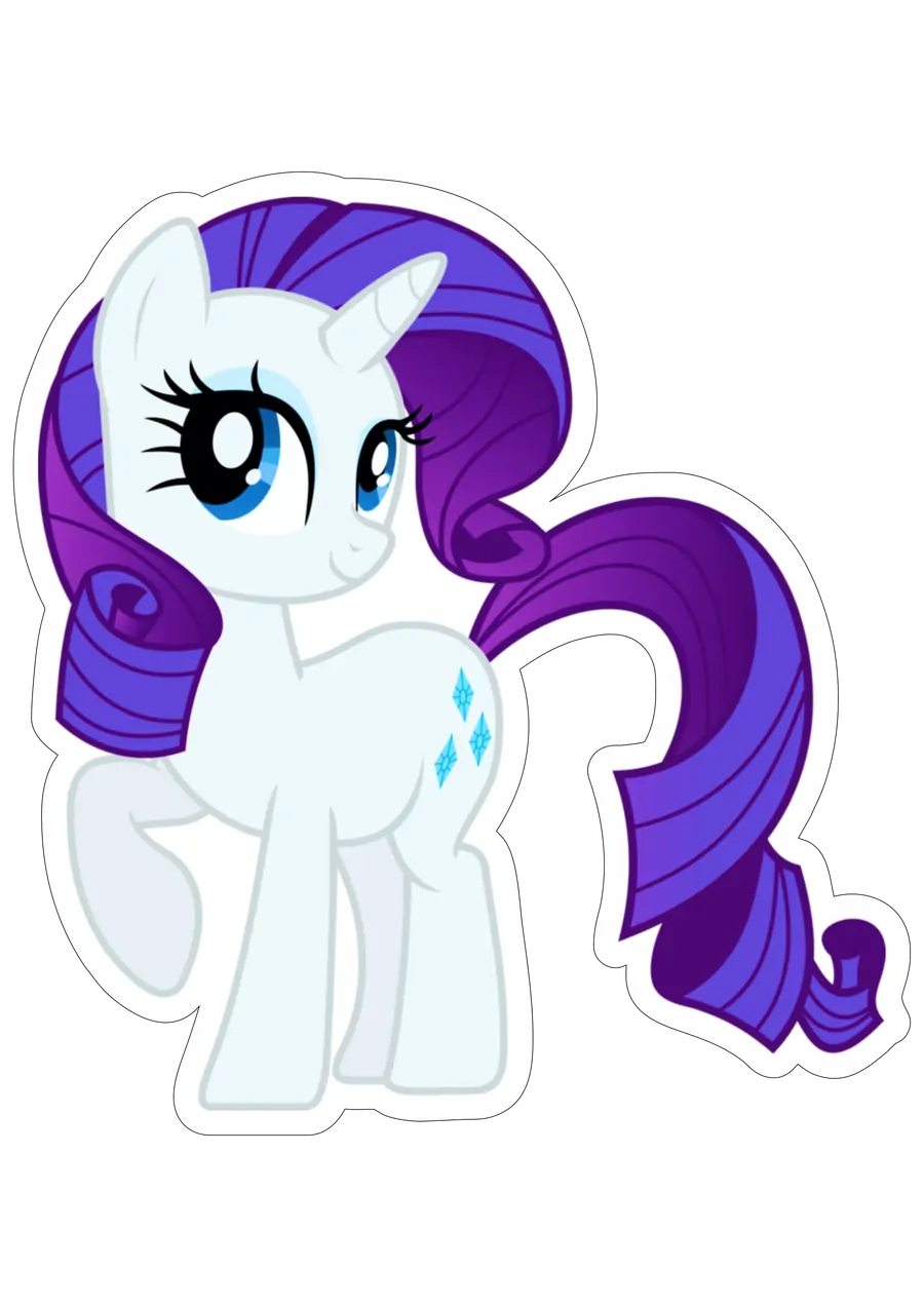 Rarity My Little Pony PNG transparente