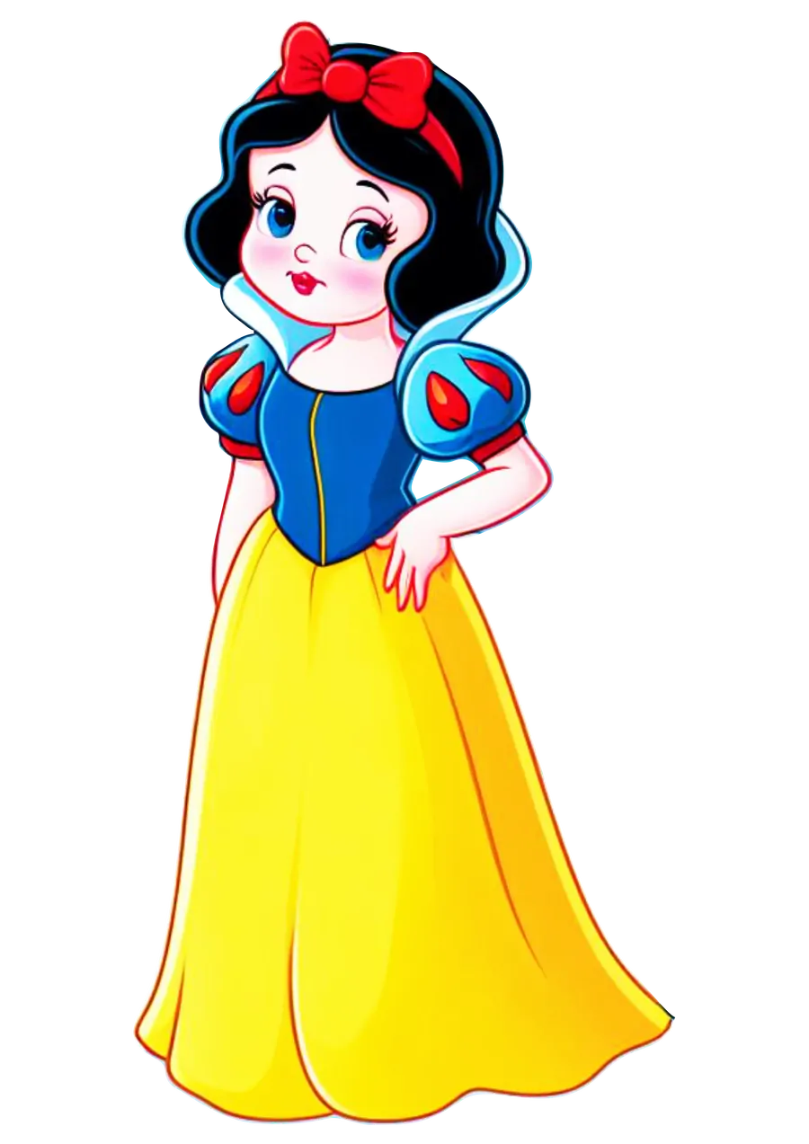 Princesa Branca de Neve Disney PNG transparente