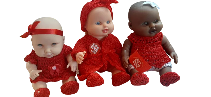 Bonecas Vermelhas de Brinquedo PNG transparente