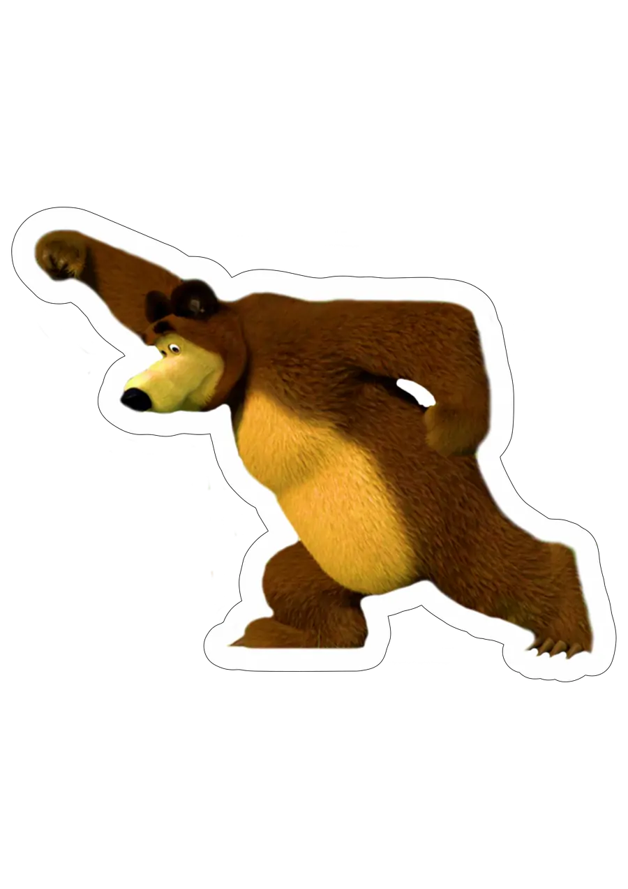 Urso do Masha e o Urso PNG transparente