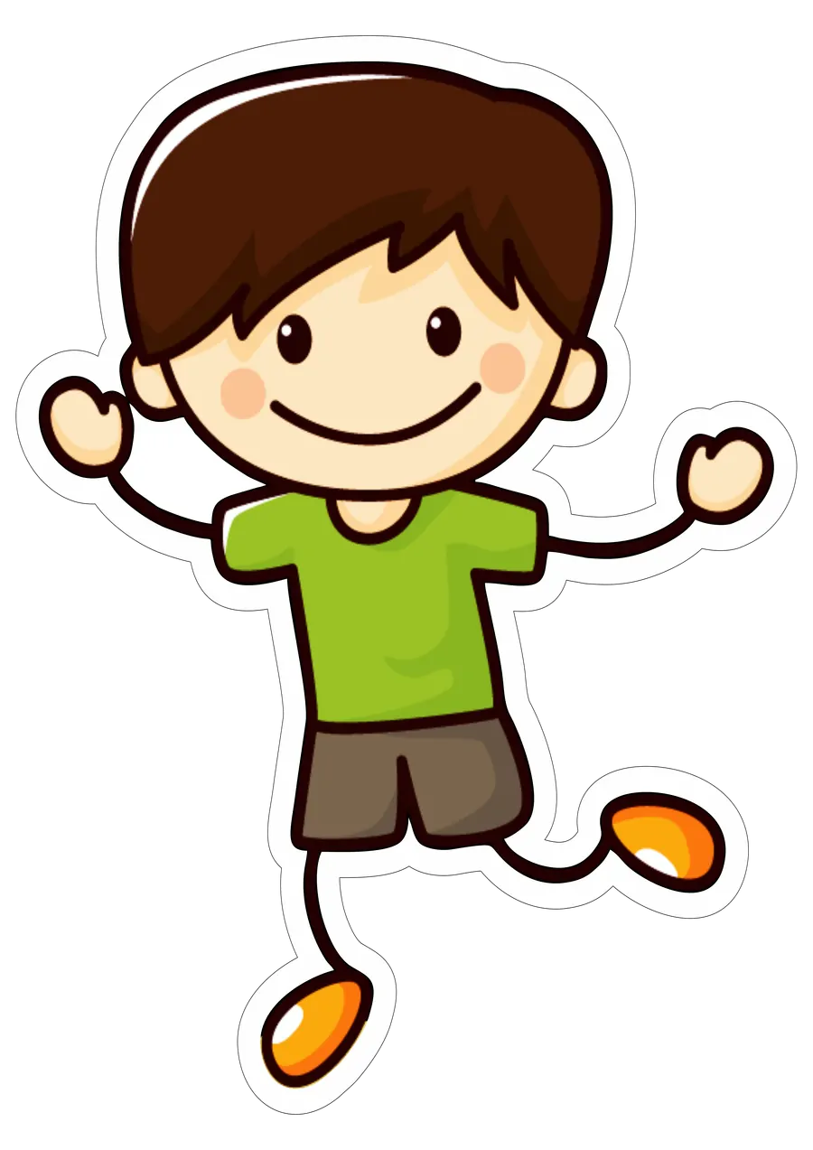 Menino Rabisco Desenho Simples PNG transparente