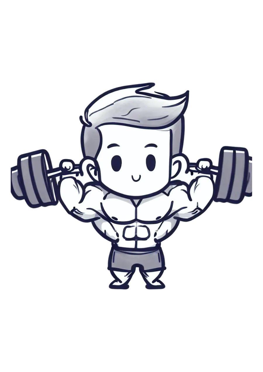 Homem Musculoso Treinando Pernas PNG transparente