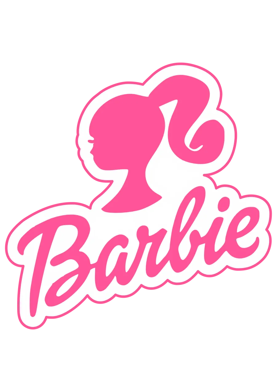 Logo Barbie Rosa PNG transparente