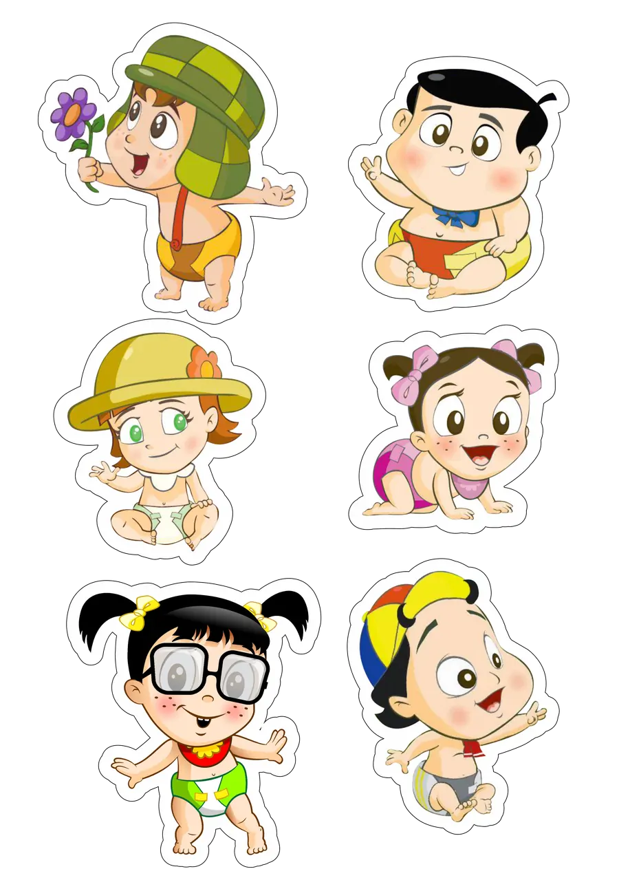 Turma do Chaves Bebê PNG transparente