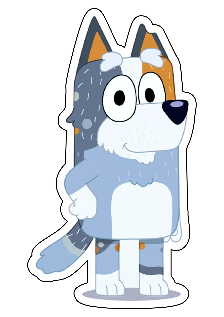 Bandit Heeler Bluey PNG transparente