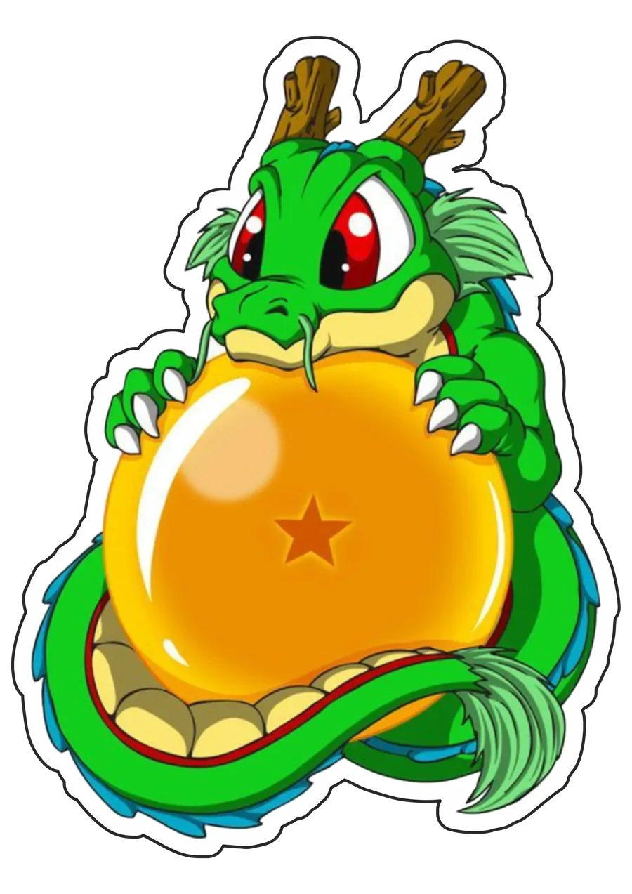 Shenlong Com Esfera do Dragao PNG transparente