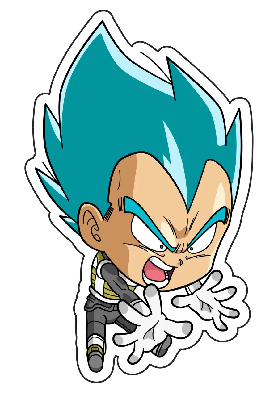 Super Vegeta Dragon Ball Z PNG transparente