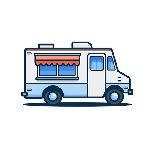 Food Truck Comida de Rua PNG transparente
