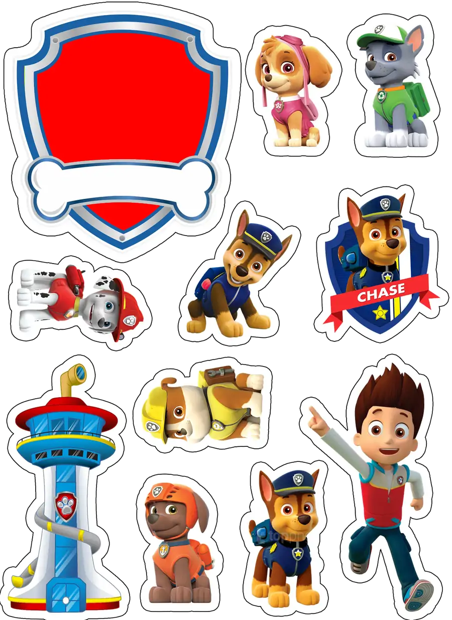 Patrulha Canina Personagens PNG transparente