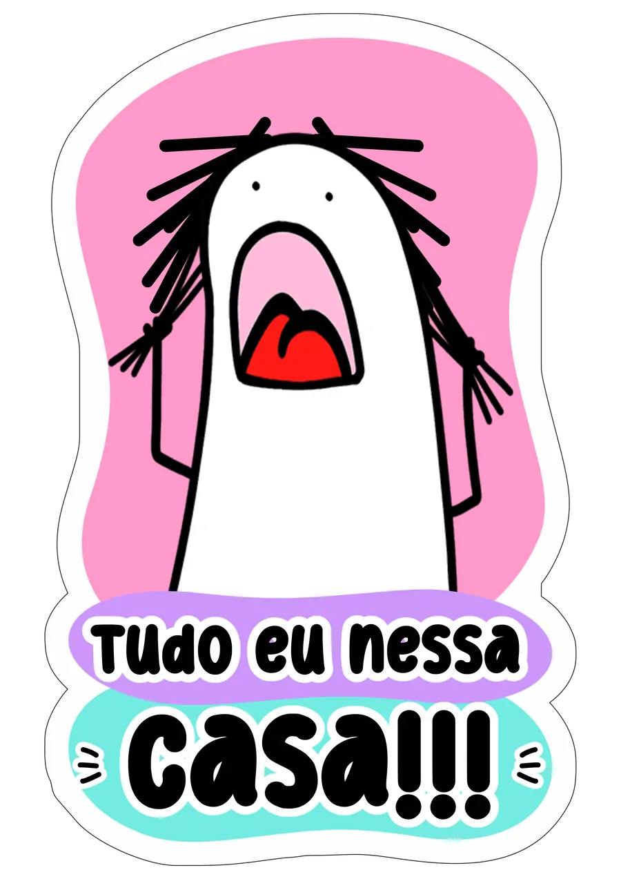 Flork Mãe Estressada Gritando PNG transparente