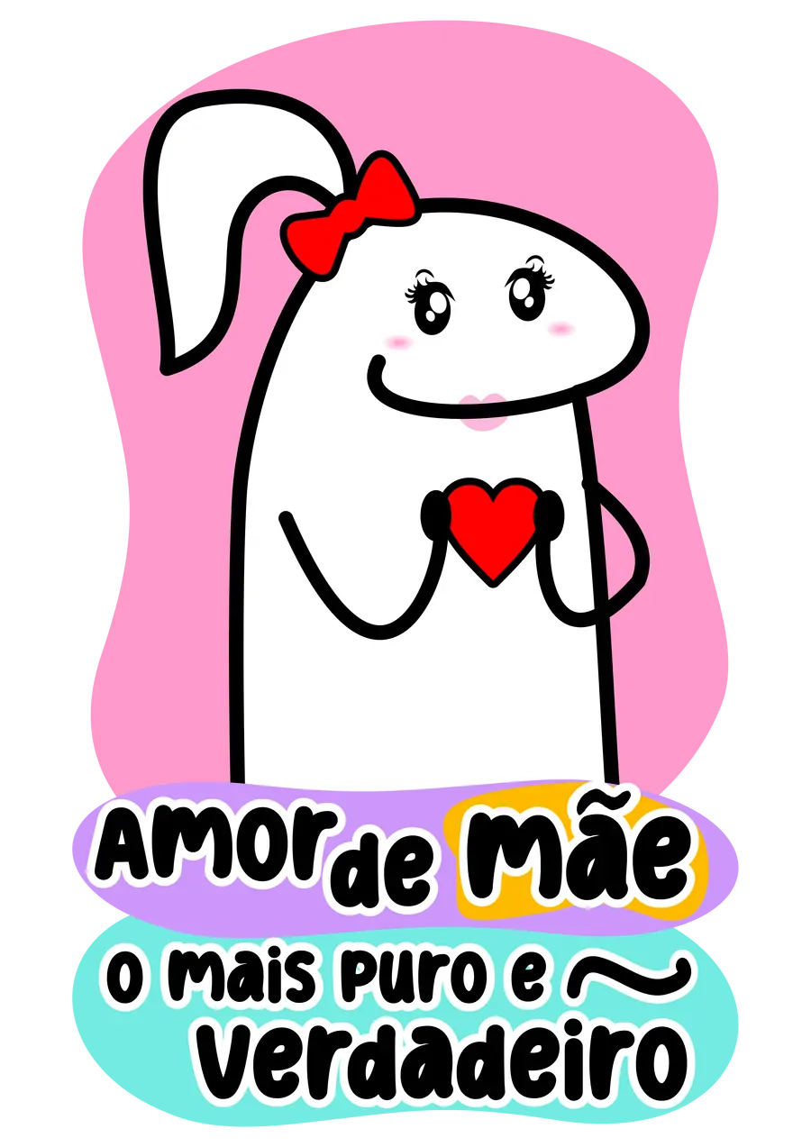 Flork Amor de Mãe PNG transparente