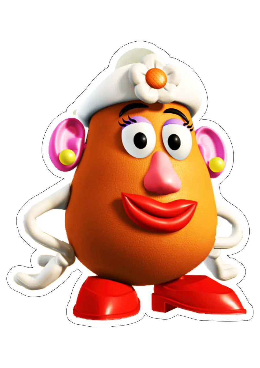 Senhora Cabeça de Batata PNG transparente