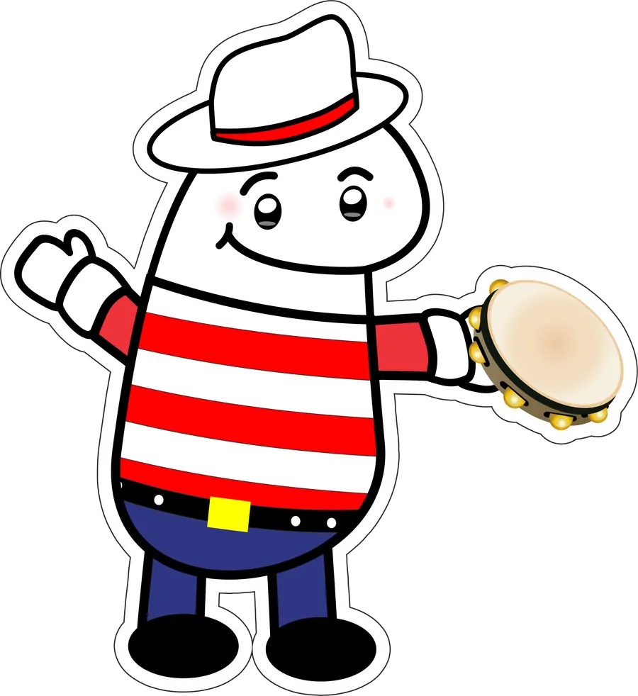 Flork Carioca com Pandeiro PNG transparente