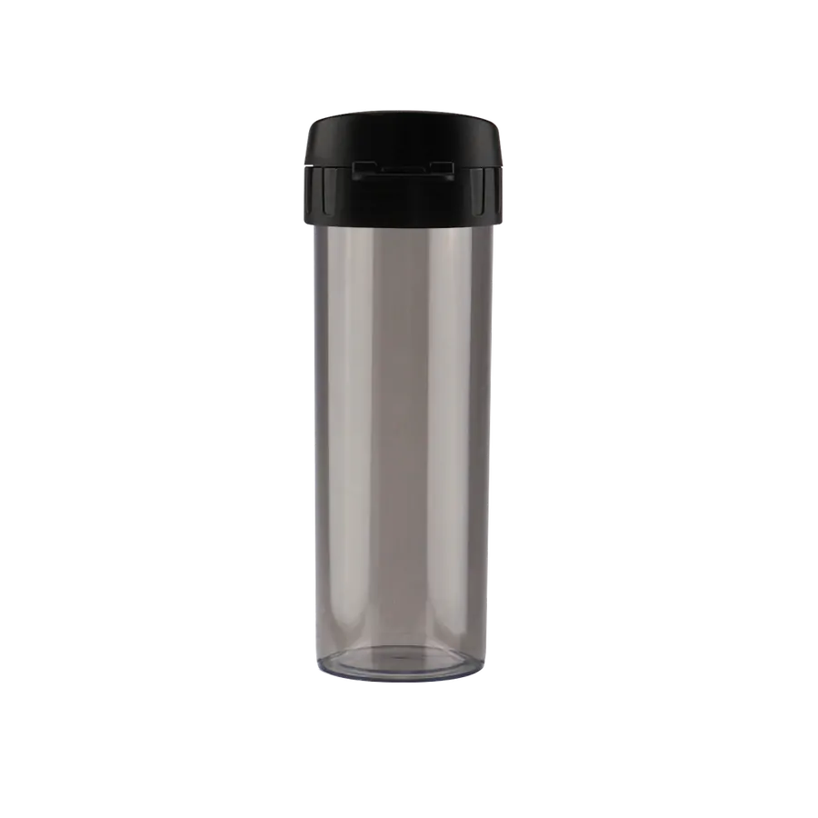Garrafa Plástica Transparente Preta PNG transparente