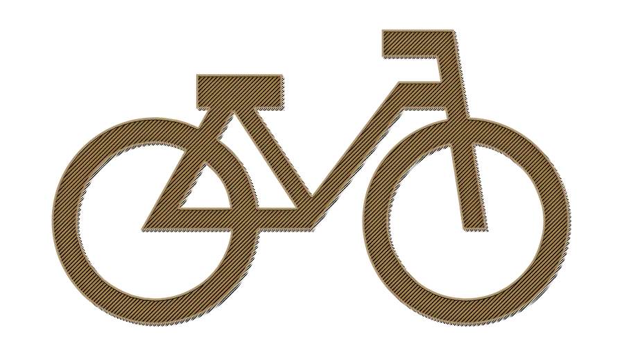 Ícone Bicicleta PNG transparente