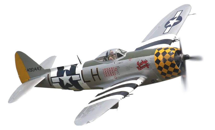 Avião Caça P-47 PNG transparente