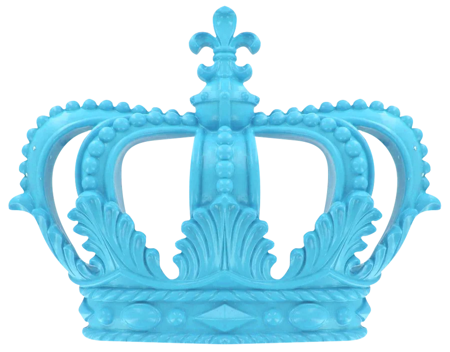 Coroa Azul 1 PNG transparente