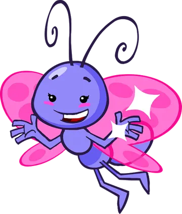 Borboletinha Galinha Pintadinha 2 PNG