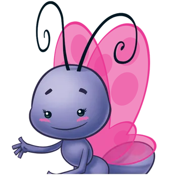 Borboletinha Galinha Pintadinha 9 PNG