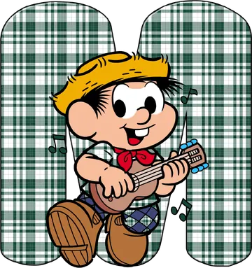 Mônica e Chico Bento Festa Junina PNG