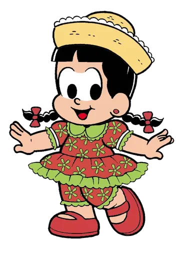 Mônica Caipira Festa Junina PNG