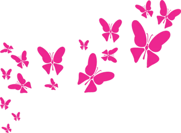 Borboletas Rosas PNG