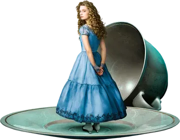 Xícara Alice no País das Maravilhas PNG