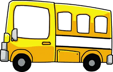 Ônibus Escolar Desenho PNG