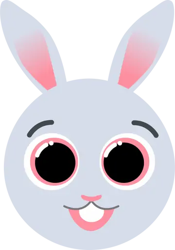 Coelho Azul Bolofofos Bunny PNG