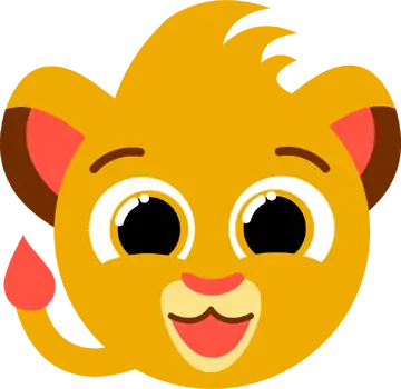 Leão Amarelo Bolofofos Rick PNG