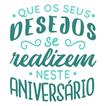 Frase Desejos Neste Aniversário PNG