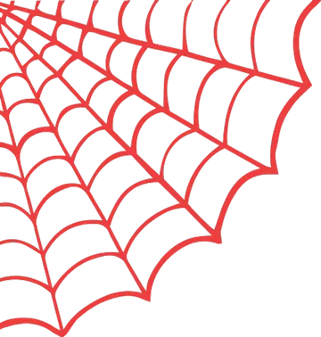 Teia de Aranha Vermelha PNG