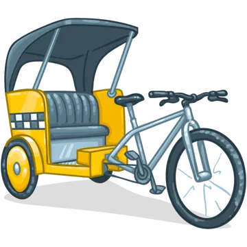 Riquixá Amarelo PNG