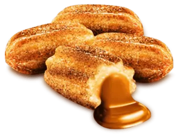Mini Churros Recheados com Doce de Leite PNG