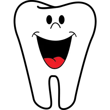 Dente Feliz Sorrindo PNG
