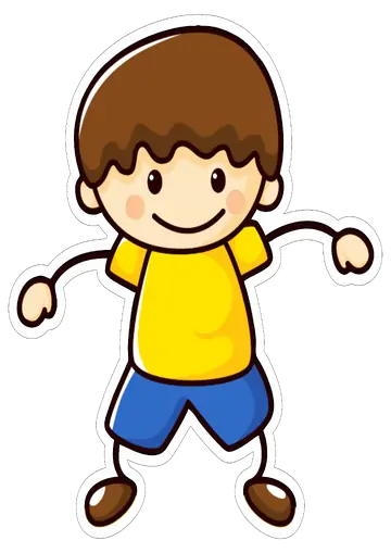 Menino Desenho Rabisco Simples PNG